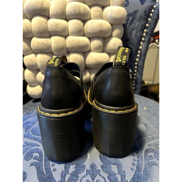 Dr Martens Eviee Black Chunky Heel size 7/EU 38 - Picture 4 of 6